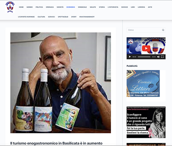 Vini da terre estreme su radionoff.it